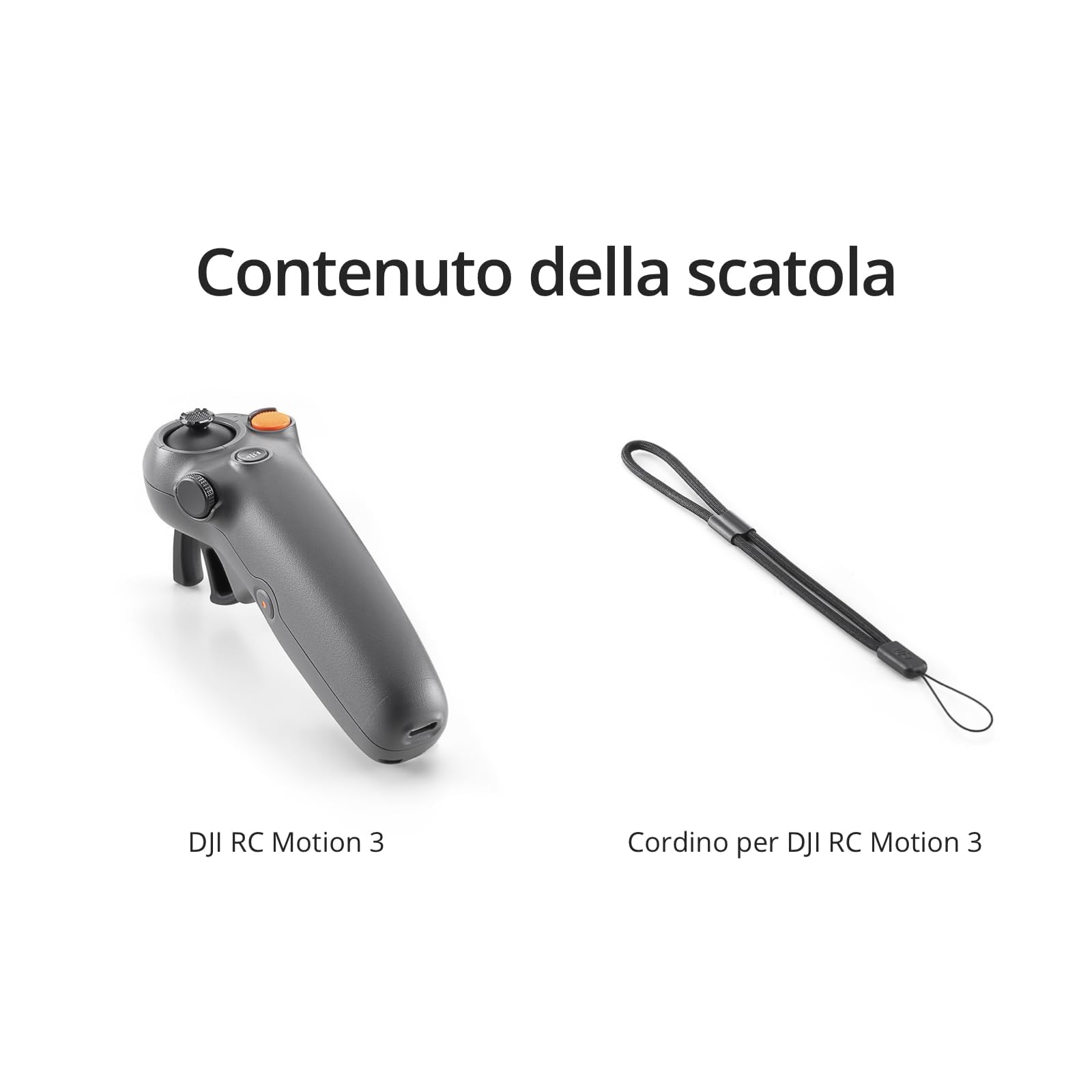 DJI RC Motion 3, controller FPV Smart con controllo del movimento immersivo, compatto e portatile, freno di emergenza One-Click, cursore AR, controller per drone intuitivo,compatibile con più modelli