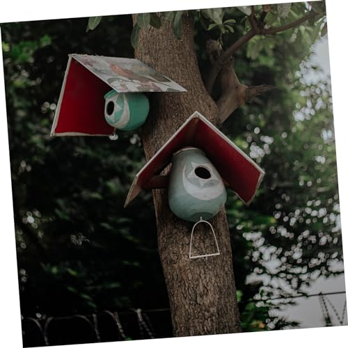 Image of Angoily Bird Swing for Cage Hummingbird Perch Swing Stainless Steel Construction Bird Toy for Cockatiels Parrots Decor