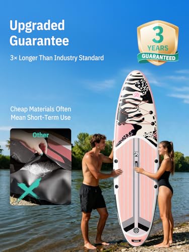 Image of Niphean Inflatable Stand Up Paddle Board with SUP Accessories, Anti-Slip EVA Deck, 10'6'' Inflatable Paddle Boards for Adults & Youth of All Skill Levels