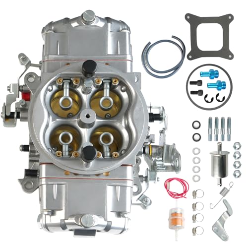 BR-67200 750 CFM 4 Barrel Carburetor for Brawler Race Series Mechanical Secondary 4150 Square Bore No Choke Dual Inlet (Fits Quick Fuel & 4150 Style Carburetors)