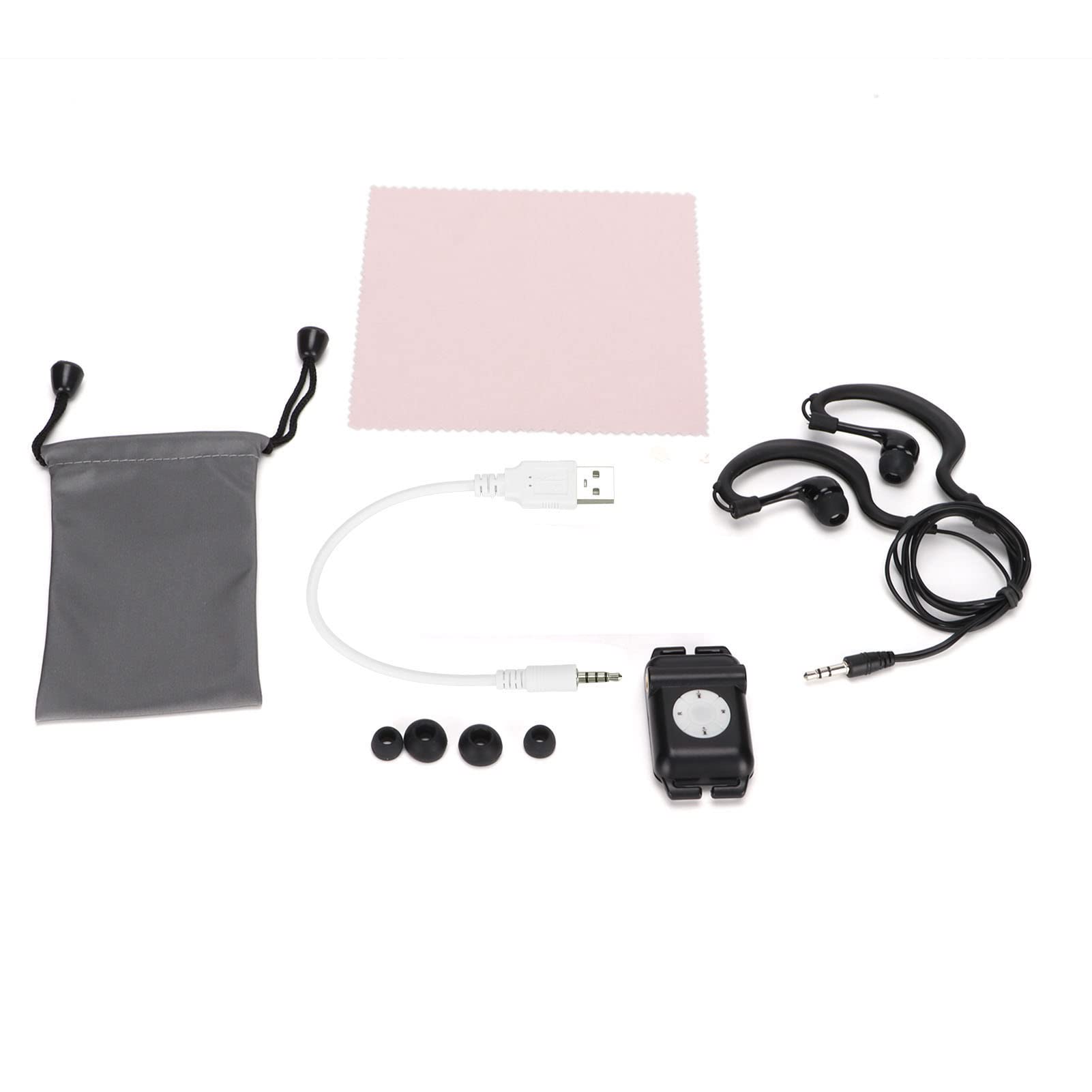 Lecteur MP3 étanche pour la Natation, MP3 avec Casque Nageur Lecteurs MP4 sous-Marins Casque de Natation WA Erspor S IPX8 Conforme aux Spécifications USB2.0