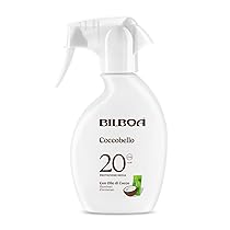 Bilboa Coccobello Trigger Solare SPF 20, con Olio di Cocco, Illuminati d’Immenso, Resistente all’Acqua, 200 ml