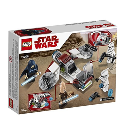 Image of LEGO Star Wars Jedi amp; Clone Troopers Battle Pack 75206 Building Kit (102 Piece)