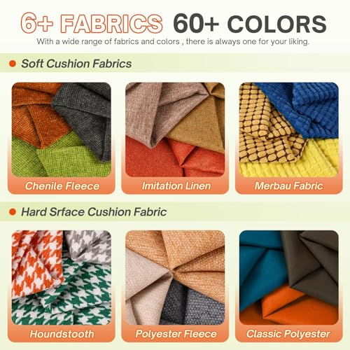 RULAER Bench Cushion,Custom Size Bench Cushions for Indoor/Outdoor Furniture,70D High Resilience Foam Soft and Comfortable,Non-Slip Window Seat Cushion,Outdoor Waterproof Patio Chair Pads…