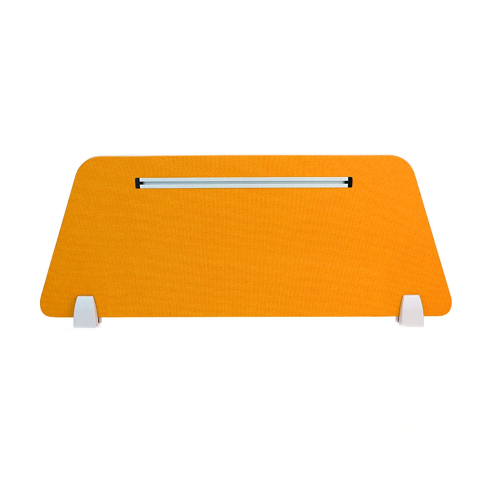 HJYCLFAZU Acoustic Panel for Desk, Independent Divider, Reduce Distractions, Office Accessories, 90cm x 30cm, Orange, Sound Absorbing, Modern Workspace Solution