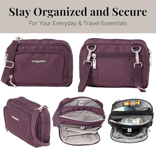 Image of Baggallini Triple Zip with Front Wallet /Trifecta RFID Wallet Crossbody