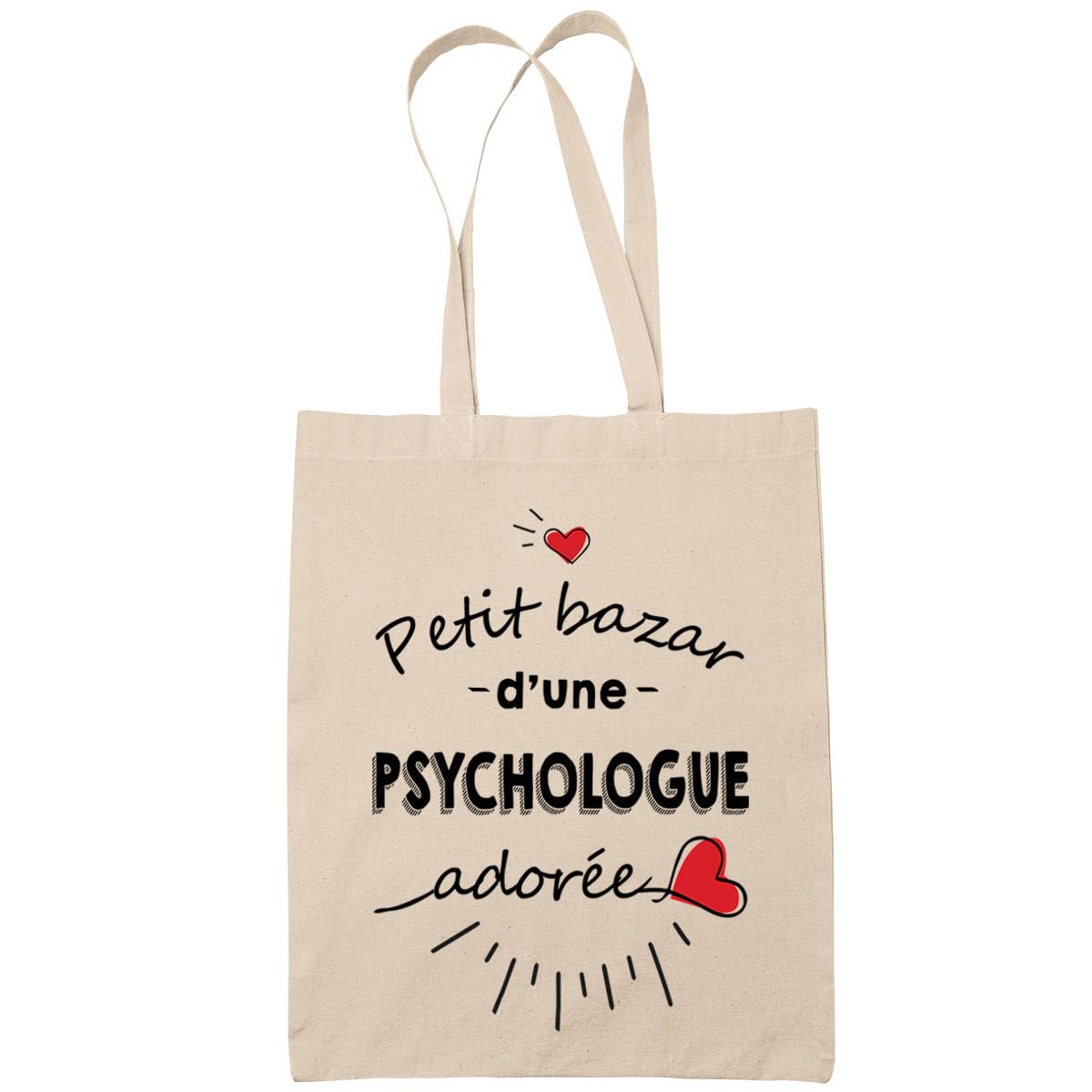 Tote Bag Infirmière - Sac Cabas Coton, Bandoulière - Idée Cadeau Originale - Imprimé En France - 2