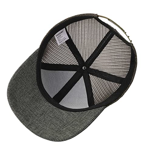 Image of TSSGBL M, L, XL, XXL Snapback Trucker Hats Baseball Caps Adjustable Blank Mesh Back Ball Caps for Men Women