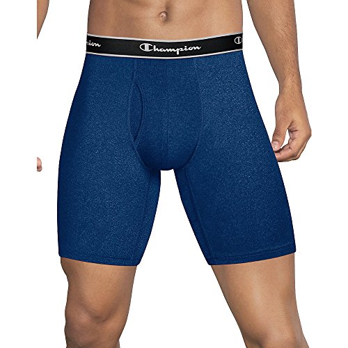 Champion Mens Tech Performance Long Leg Boxer Briefs 2-pack
