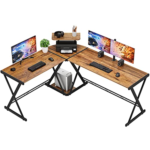 Buy GreenForest L Shaped Computer Desk Large Size Reversible Corner