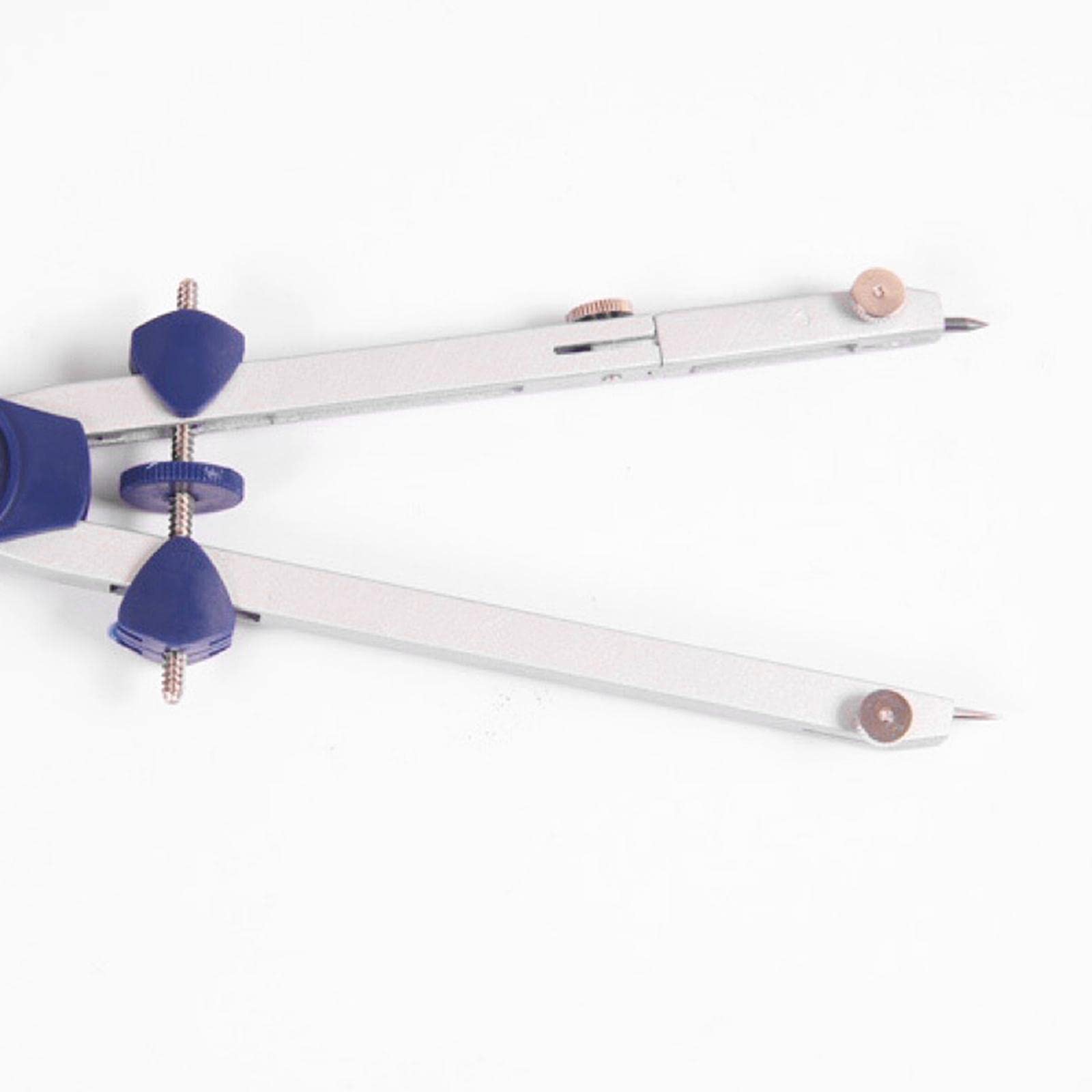 Lot de 3 compas de dessin de précision réglables 7 pièces/ensemble pour l'école, le bureau, la rédaction, style 1