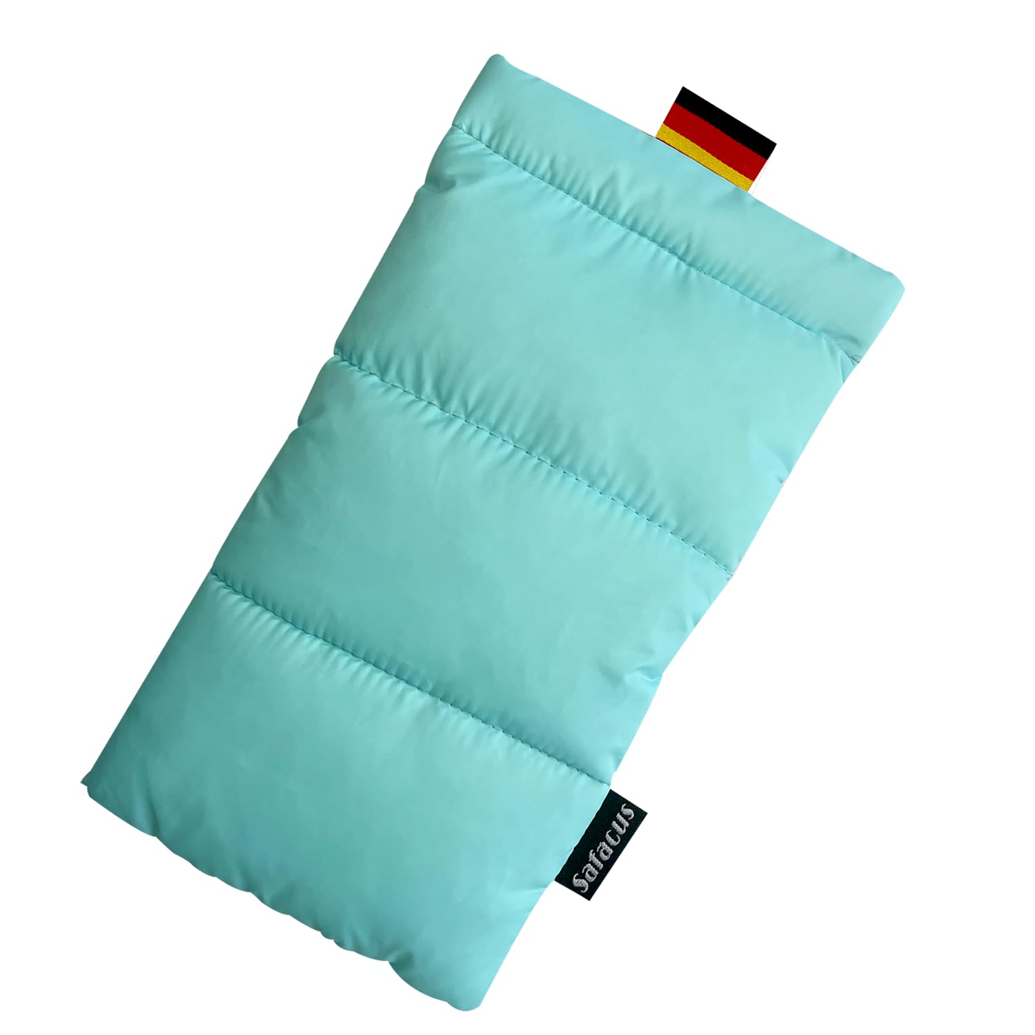 Safacus Anti-Scratch Thermal Universal Down Pouch iPhone 14 13 12 Plus X, Samsung Galaxy Case - Baby Blue