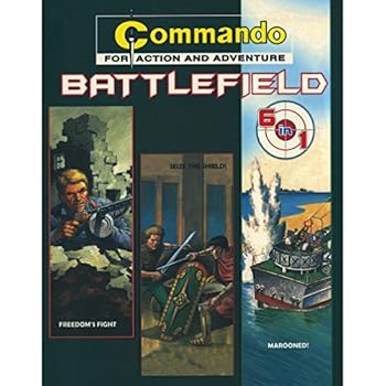 Paperback COMMANDO-FOR ACTION AND ADVENTURE-BETTLEFIELD-6 IN 1 Book