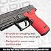 Handleitgrips Gun Grip Tape Compatible with Springfield XD 9/40 - Red Sandpaper Pistol Grip Tape, Easy Installation, Gun Parts & Accessories, Veteran Owned, Made in USA