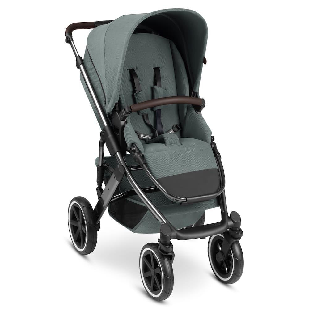 ABC Design Wózek dziecięcy 2 w 1 Salsa 4 Air – wózek dziecięcy kombi dla noworodków i niemowląt – wraz z fotelem sportowym spacerówką i gondolą dla niemowląt – amortyzacja koła i opony pneumatyczne –