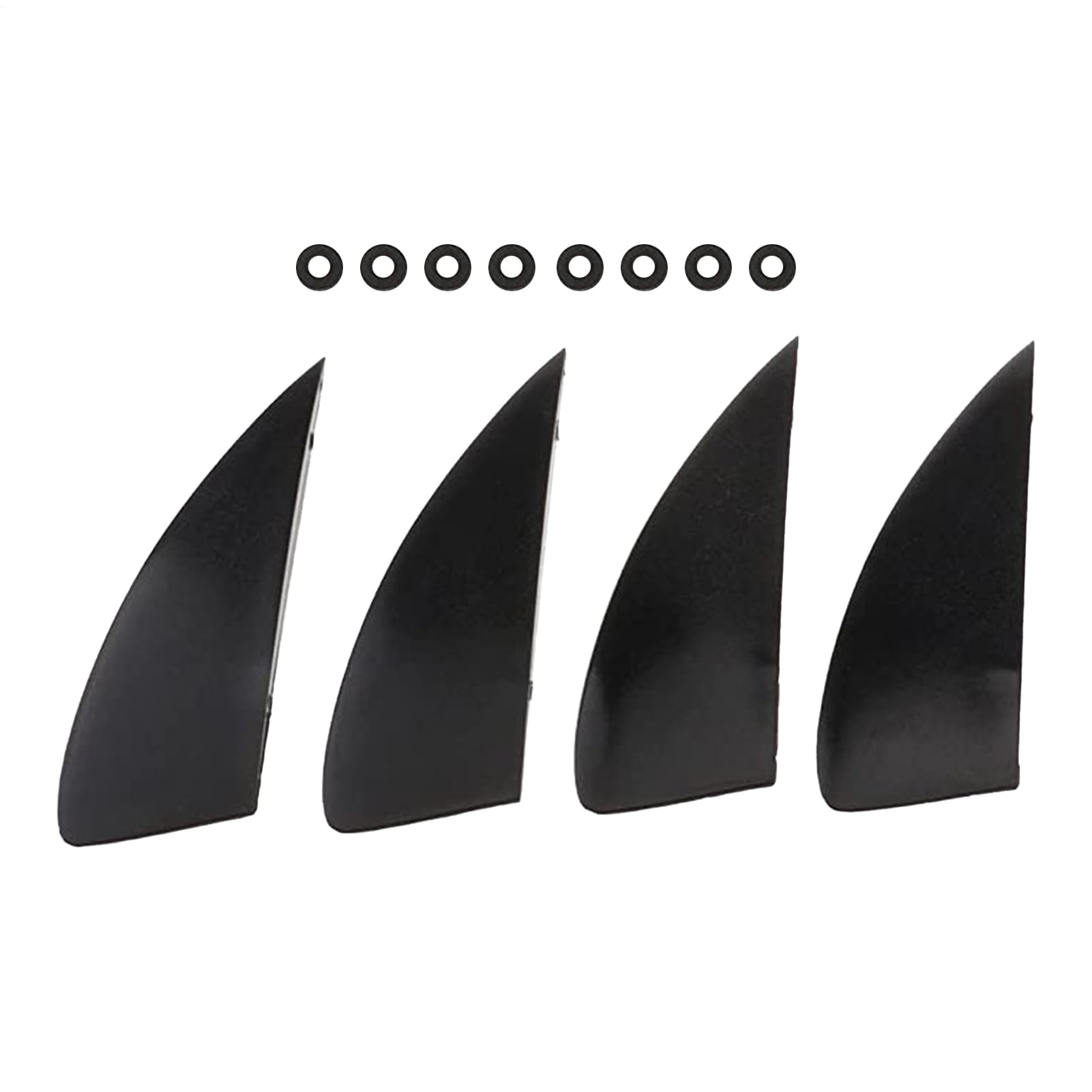 Aletas De Surf 4 Piezas Fly para Tabla De Kitesurf Juego Reforzado Desmontable