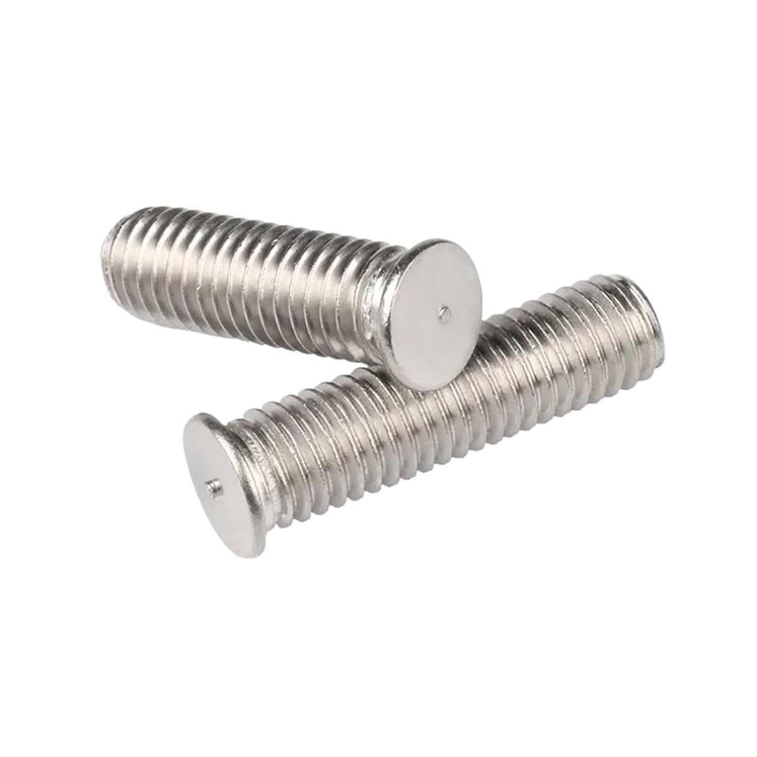 Stainless Steel Weld Studs, 316 Stainless Steel M4 M5 M6 M8 Weld Studs for Capacitor Discharge Welding(M5x8mm-(100Pcs))