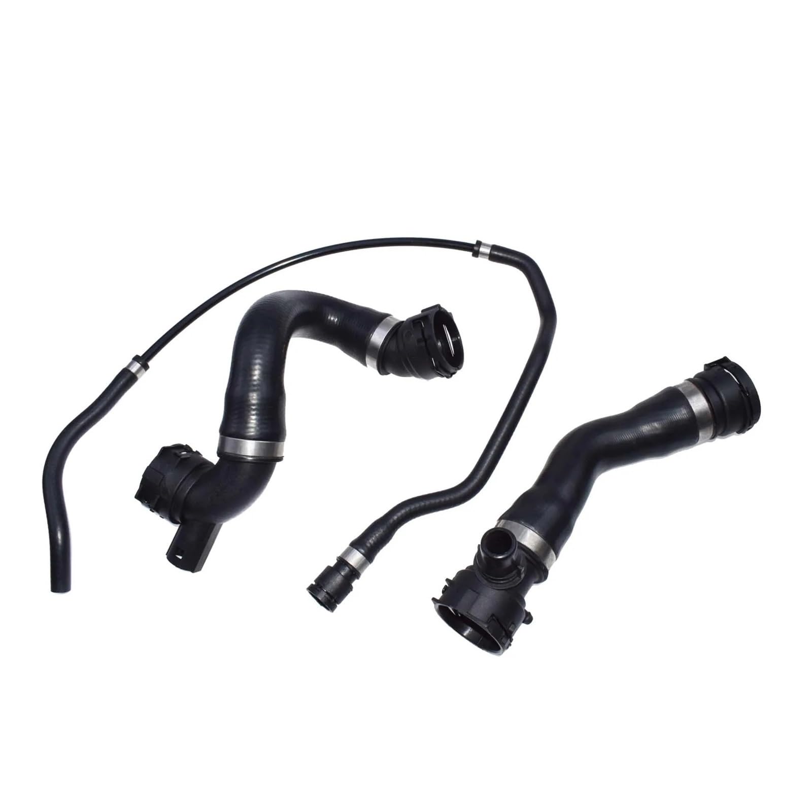 Hbfvz6tw 3Pcs Hoses 17127531581 17127531579 17127618510 13621433077 Coolant Radiator Hose Pipes For E82 E88 E90 128I 328I 328Xi(3Pcs Hoses)