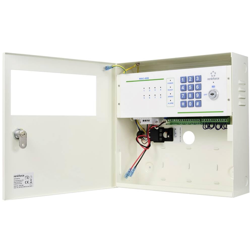 Renkforce MAC-608 MAC-608 Alarmzentrale Alarmzonen 8X Drahtgebunden