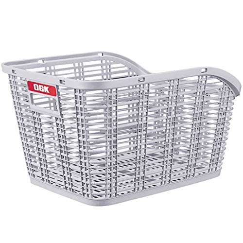 オージーケー技研 うしろ用バスケット RB-005ライト グレー 自転車用
