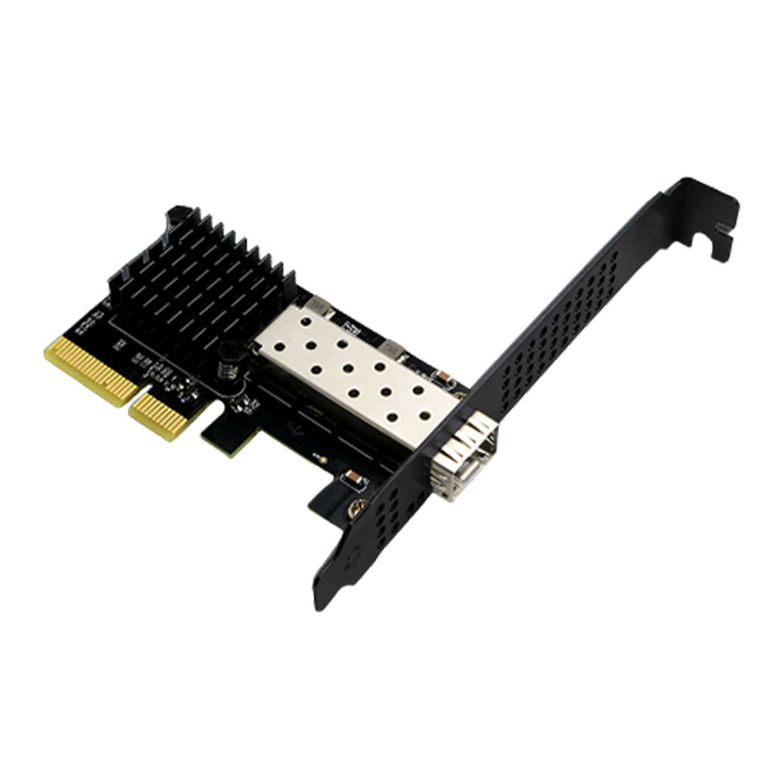 Scheda di rete a porta singola 10G SFP+ in fibra ottica, connessione Ethernet industriale 10G per server desktop e virtualizzazione