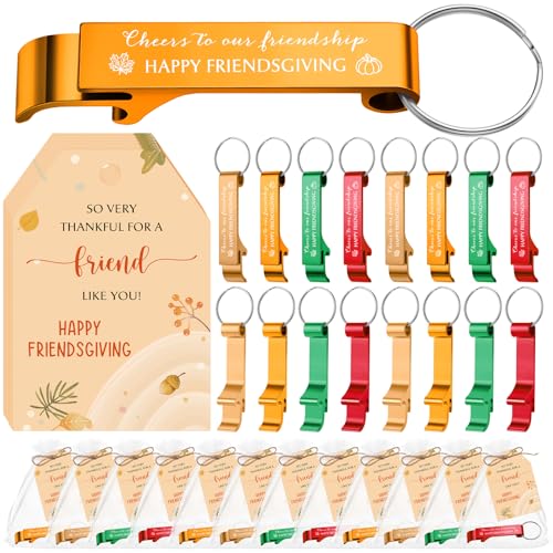Hinly 12 Sets Friendsgiving Party Favor Friends Thanksgiving Bottle Opener