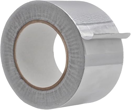 Miniatura 1 de WOD HXT HEXAYURT Tape Aluminum Foil Tape 4 in. Wide x 50 yds. Premium Grade General Purpose Heat Shield Resistant for Burning Man, Ideal for HVAC,