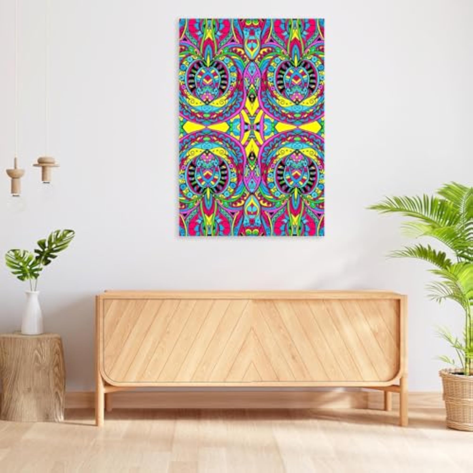 Traditional Motif Element D7 Wall Sticker