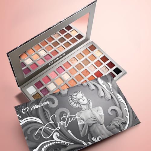 Image of Metallic Eyeshadow Palette Erotica 50 Color Collection, Multicolor