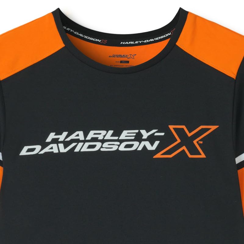 Image of HARLEY-DAVIDSON X Moto Contour Women's Long Line T-Shirt | Extended Hem | Cotton Blend | Urban Fit Crew Neck Tee
