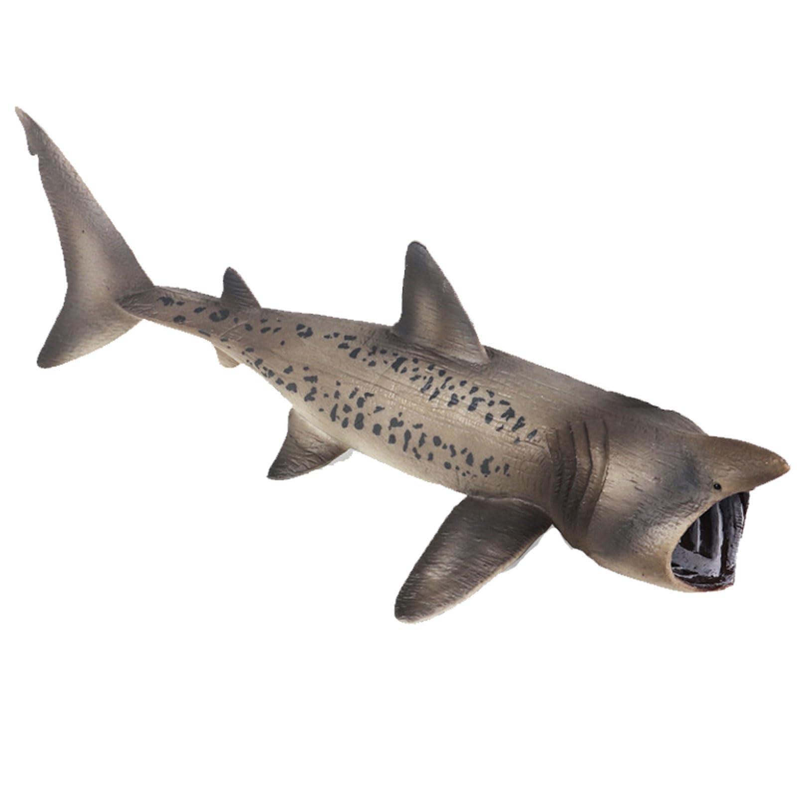 JOKFEICE Ocean Sea Animal Toys, Realistic Basking Shark Fairy Garden Accessories, Learning Educational Toys for Christmas Birthday Cake Topper Gift