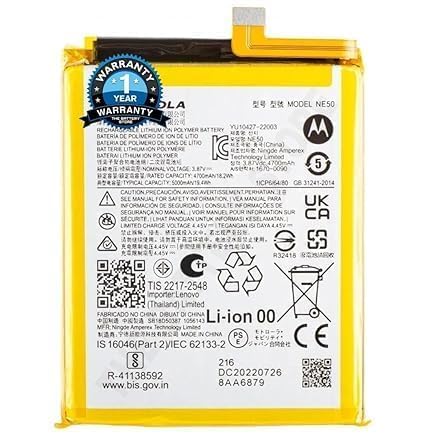 Image of Original NE50 Battery for Moto G72 / G82 / G62 / G52 Battery with 1 Year Warranty** (Sep3)