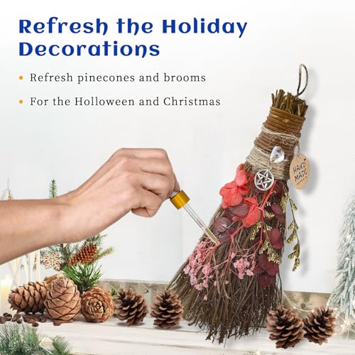 Image of HIQILI Cinnamon Essential Oil for Spary, Diffuser, Garden and Kitchen - 100% Pure Natural - Indoor and Outdoor, 1.01 Fl Oz