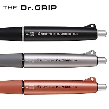 Dr. GRIP マットブラック 6本セット dショッピング |パイロット シャープペンシル ザ・ドクター