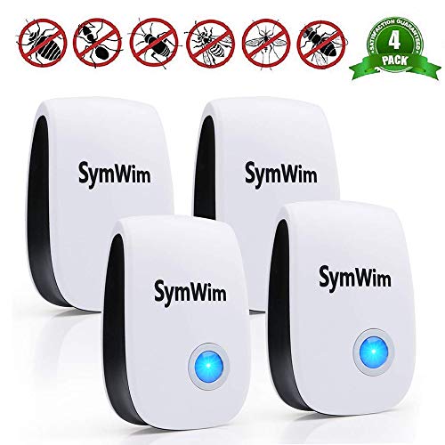 Preisvergleich Produktbild Tarnel 4 Stück Ultraschall Schädlingsbekämpfer Pest Repeller Elektronische Insektenschutzmittel und Innenräumen Pest Control Repeller für Kakerlaken Mäuse Mücken 100% Sicher für Menschen Haustiere