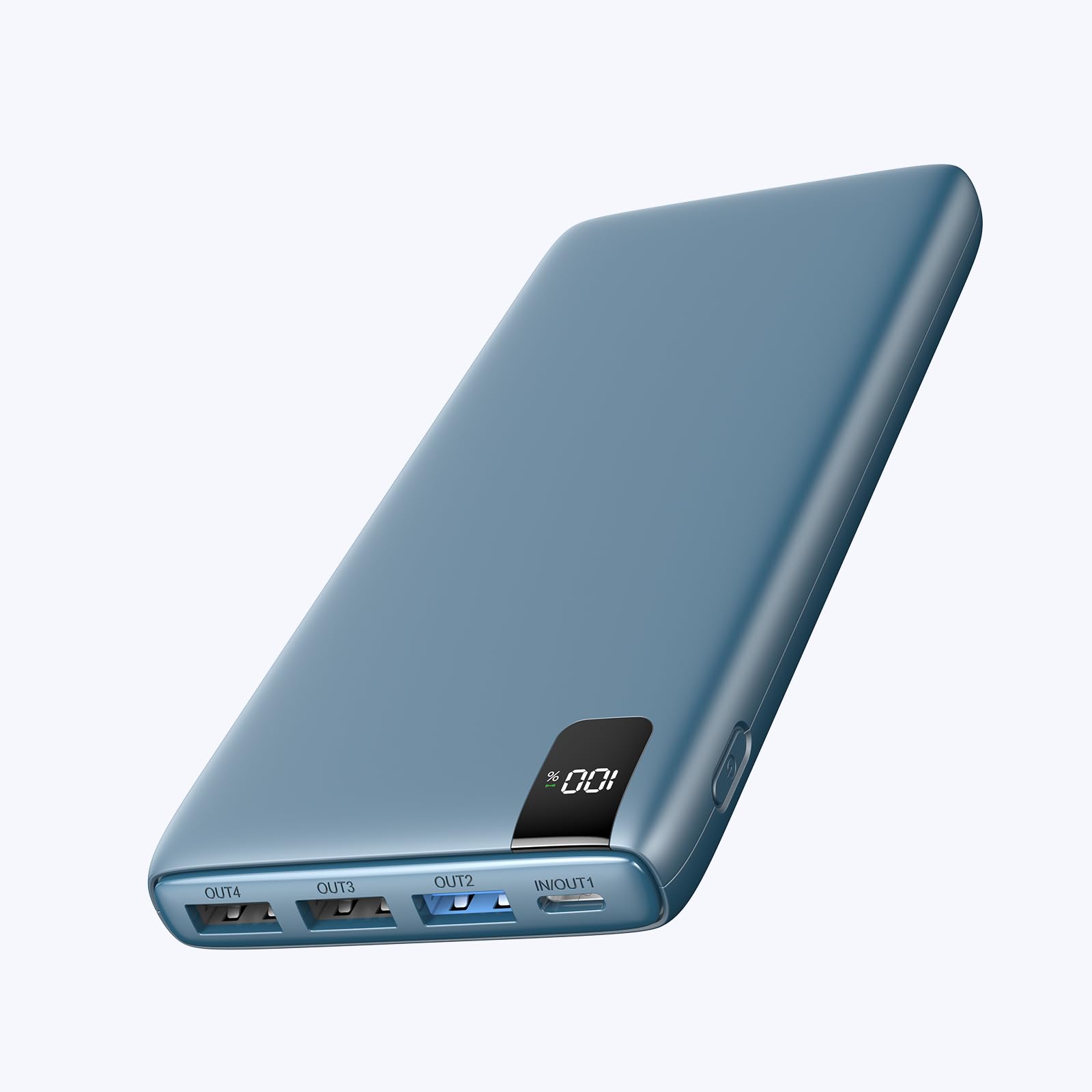 Batteria Esterna 27000mah Power Bank - Hiluckey Caricatore Portatile con Display Digitale LED 22.5W Ricarica Rapida PD USB C Powerbank con 4 Uscita per Smartphones Tablet