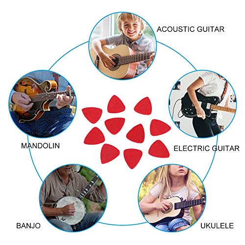 Piques De Feutre De Musique Ukulele Plectre Guitare Plectre De Laine Feutres De Feutre 3mm Plectres Accessoire… - Les Beatles, Paul McCartney, John Lennon, RIngo Starr, George Harrison Piques De Feutre De Musique Ukulele Plectre Guitare Plectre De Laine Feutres De Feutre 3mm Plectres Accessoire… – Image 5
