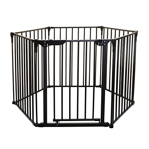 Dreambaby Royale Converta 3 in 1 Play-Yard, Fireplace Guard, and Wide Barrier Gate (Black) Dreambaby Royale Converta 3 in 1 Play-Yard, Fireplace Guard, and Wide Barrier Gate (Black)