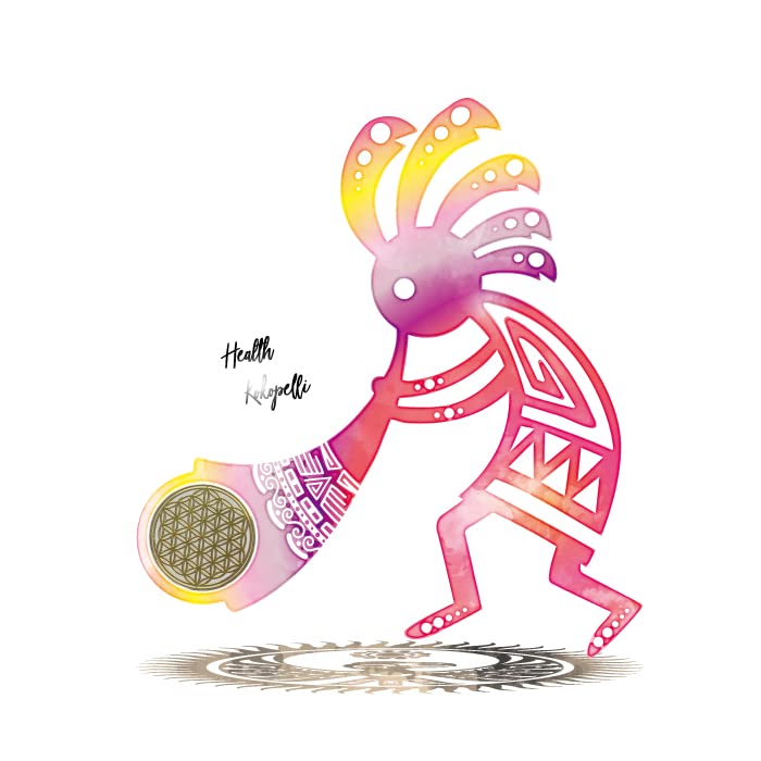 Amazon.co.jp: ココペリ チャクラ アート 健康 お守り 開運 幸運 金運