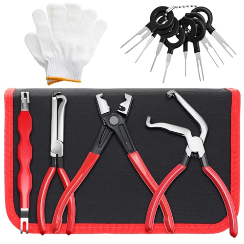 Lothee 7 Pcs Electrical Disconnect Pliers for Car, Electrical Connector Separator Tool, Automotive...