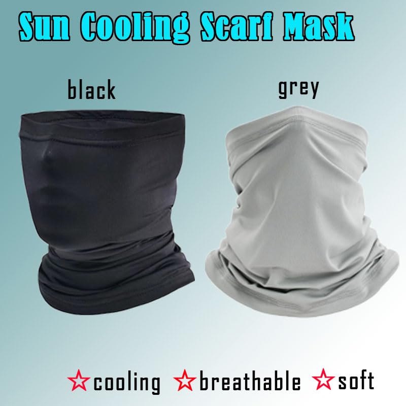 Mask Face Cover Scarf for Riding - Sun & Windproof Dustproof, Breathable and Comfortable Neck Gaiters for Men & Women, Suitable for Outdoor Activities2