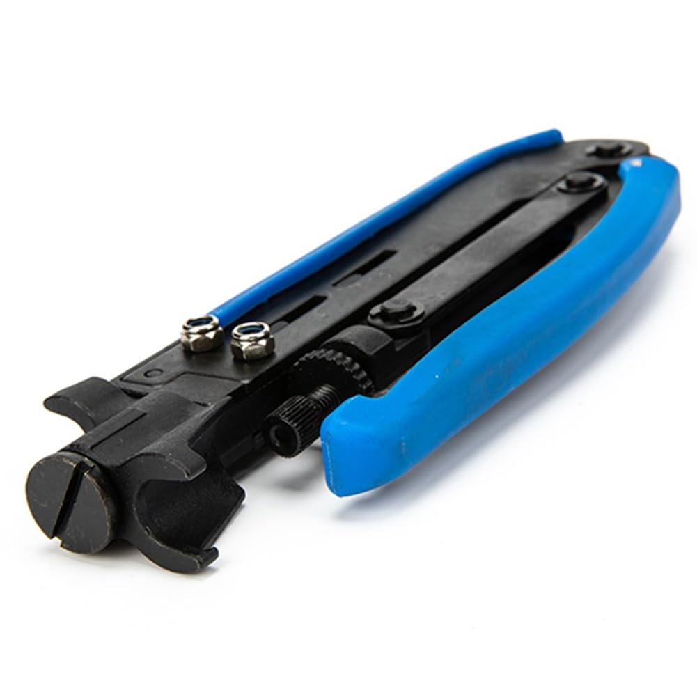 Htuteyy Coaxial Cable Crimper Wire Crimper Rg59 Rg6 Cable Tv Crimper Tool Compression Tool