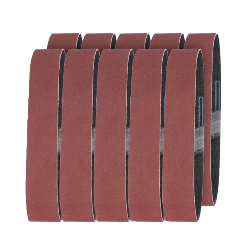 Cintas de lijado de circonio, Paquete de 10 bandas lijado 25x330 mm, grano 120/320/600 for lijadora banda(600)