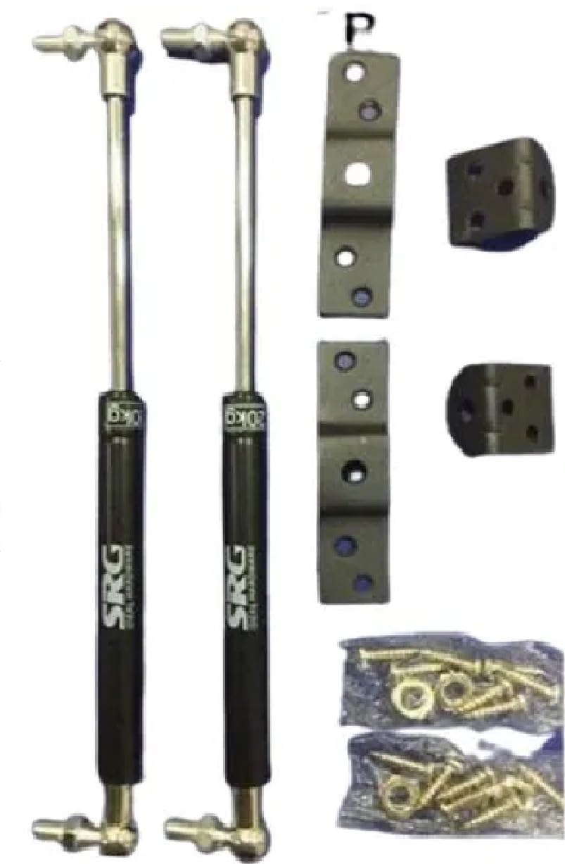 SRG 12 Inch Hydraulics Gas Spring Stay Strut Pneumatic Lift Support Cabinet Hinges for 25 KG Load Capacity Black (Gas Spring 12") (B0DC3SGJVL) Amazon Price History, Amazon Price Tracker