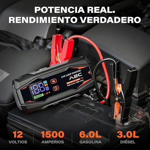 Arrancador de coche de 12V con pinzas inteligentes para evitar quedar varado 2