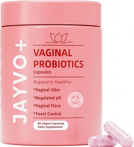 JAYVO Probiótico vaginal - Apoya el equilibrio del pH vaginal, el control de olores y levaduras, vegano, sin gluten, sin OMG, suplemento diario para disponible en Yaxa Guatemala