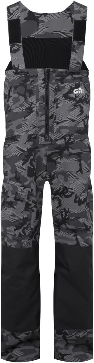 Gill Fishing Mens Meridian-X 2.0 Bib/Pants - Fully Taped, Waterproof, PFAS Free Water Repellent Coating, Breathable with Relief Zipper
