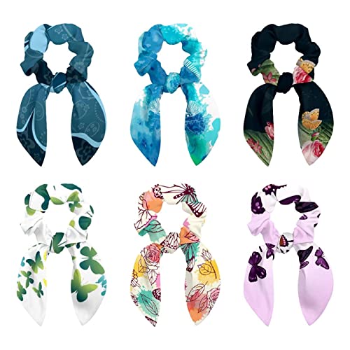 Chouchous pour cheveux à motif papillon bleu parfaits pour sublimer vos looks d'été