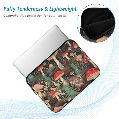Funda para portátil 13-14 pulgadas impermeable diseño hongos miniatura 5