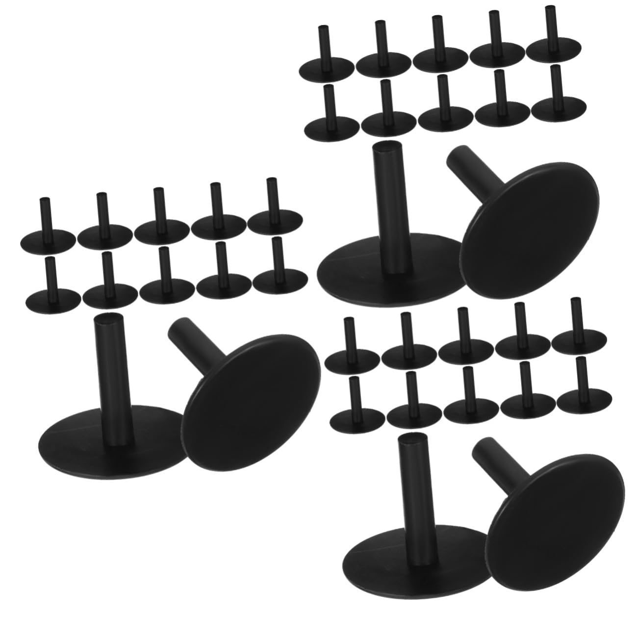 MOLUCKFU 60 pcs Car Duck Holder Display Rack Multifunctional Plastic Support for Duck Decor Dashboard Storage Model Holder for Collectors Keeps Your Dashboard Organized